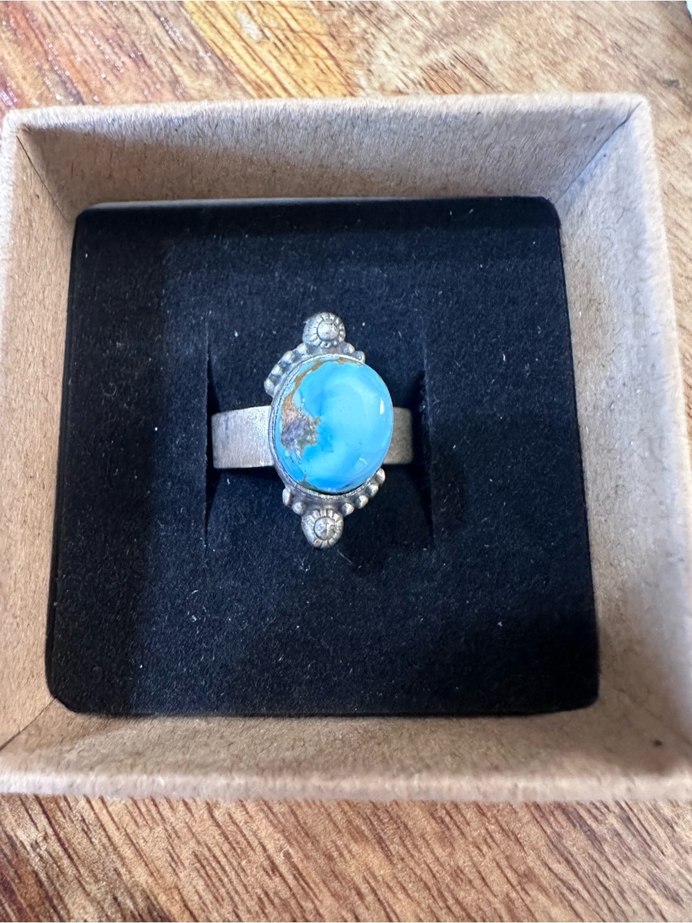 Golden Hills Turquoise Adjustable Ring